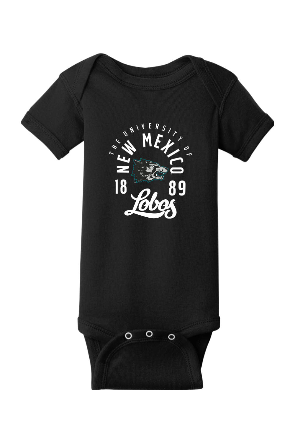 Lobos Legacy 1889 - Rabbit Skins Infant Short Sleeve Baby Rib Bodysuit