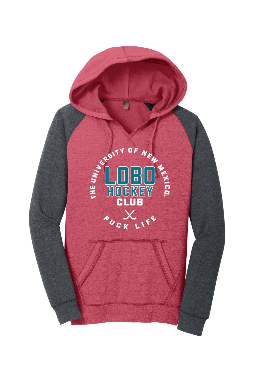 Lobo Puck Life - District Women's Lightweight Fleece Raglan product image 2