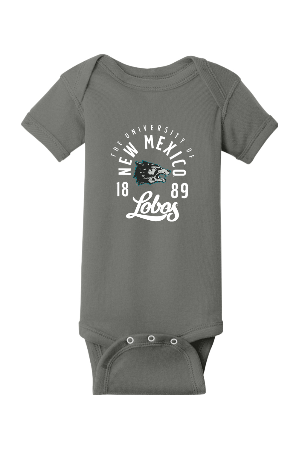 Lobos Legacy 1889 - Rabbit Skins Infant Short Sleeve Baby Rib Bodysuit