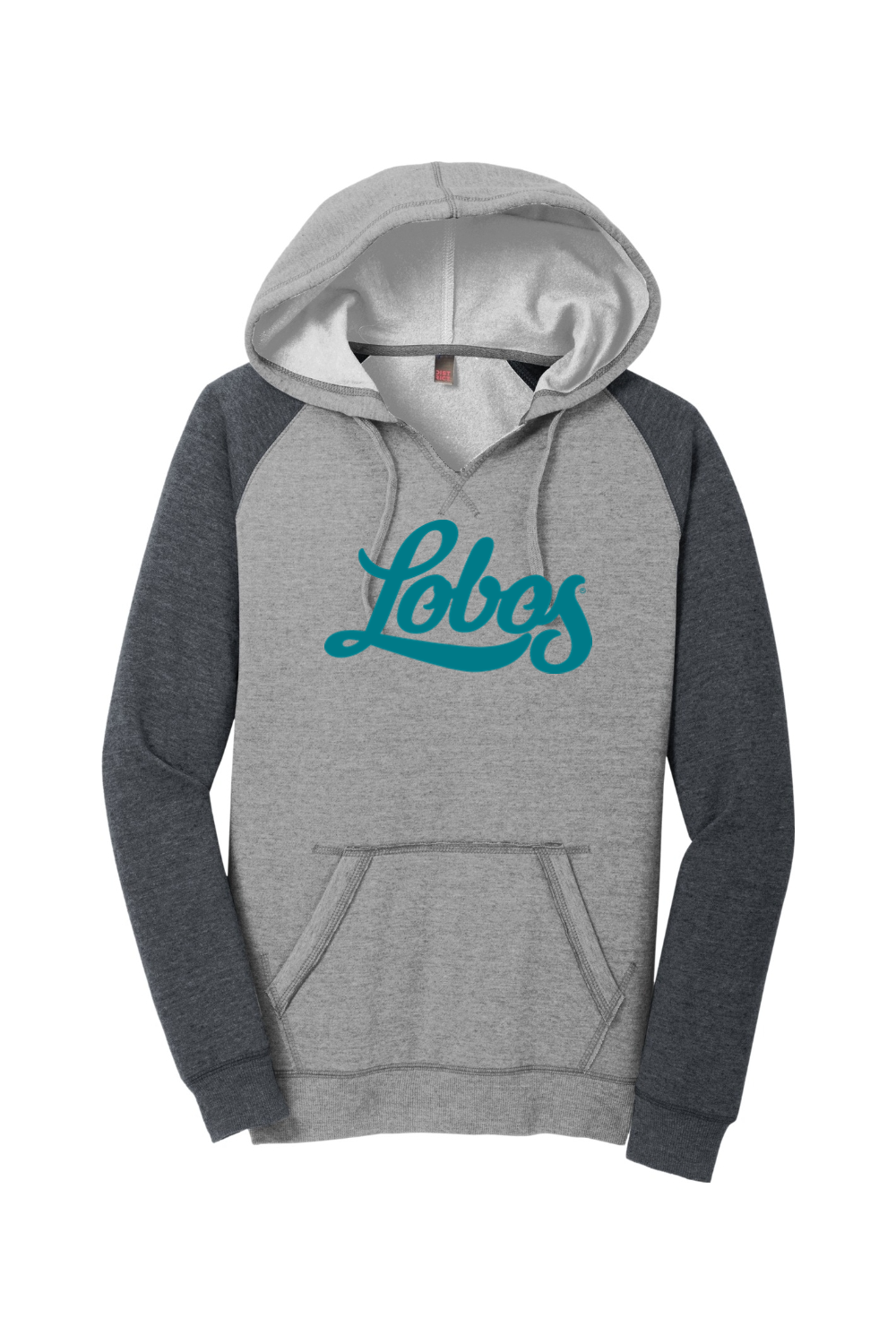 Lobos Script - District Women's Lightweight Fleece Raglan product image 3