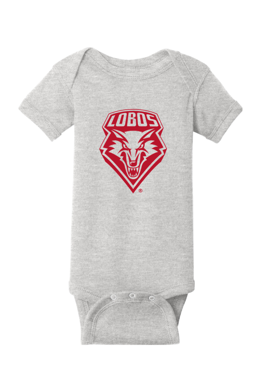 Lobo Shield - Rabbit Skins Infant Short Sleeve Baby Rib Bodysuit