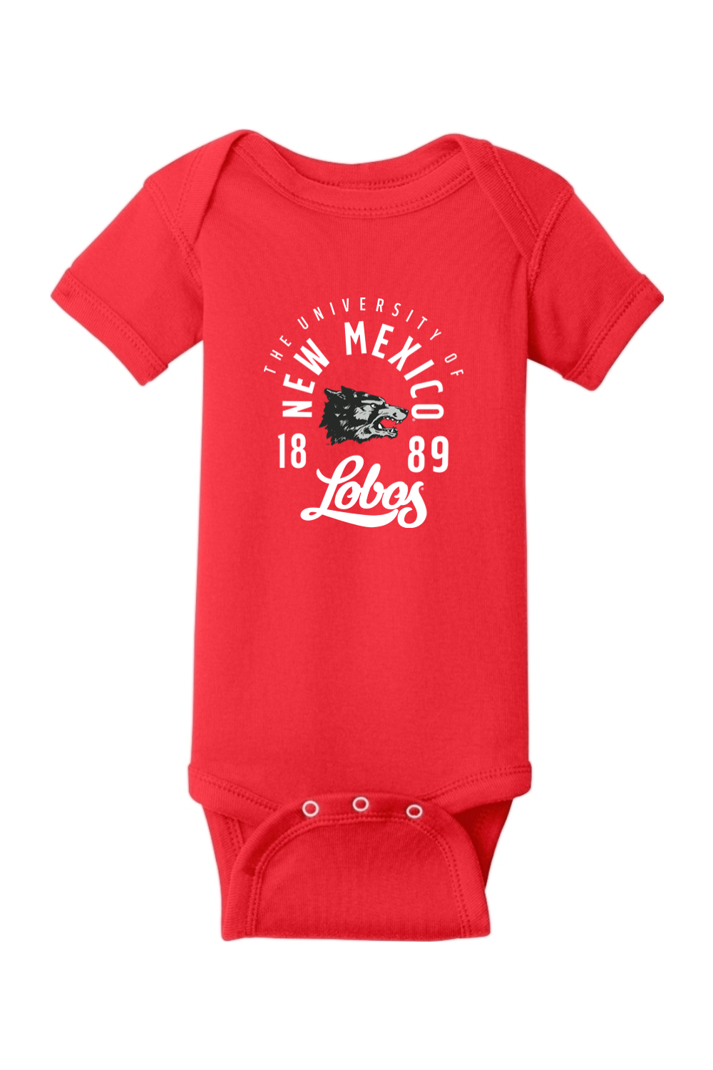 Lobos Legacy 1889 - Rabbit Skins Infant Short Sleeve Baby Rib Bodysuit