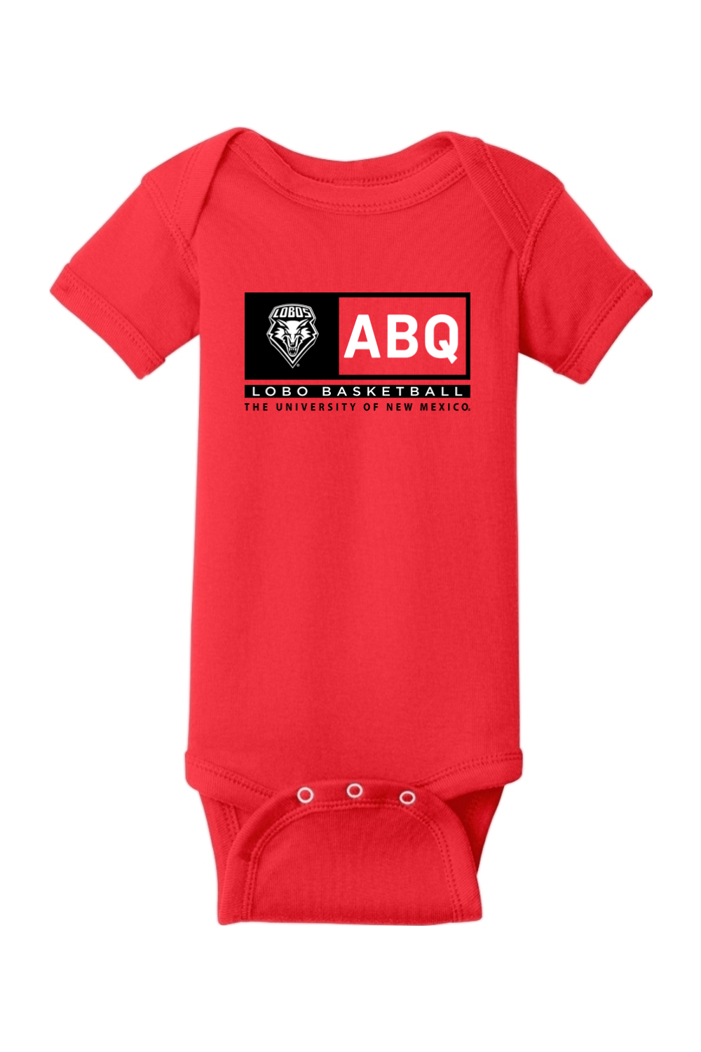 ABQ Heritage Basketball - Rabbit Skins Infant Short Sleeve Baby Rib Bodysuit