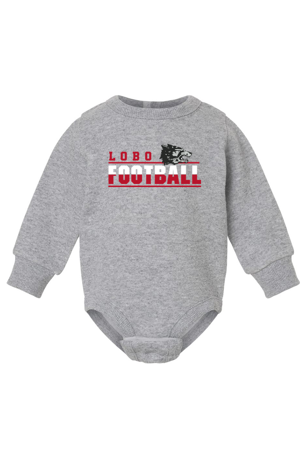 Lobo Football Classic - Rabbit Skins Infant Fleece Bodysuit