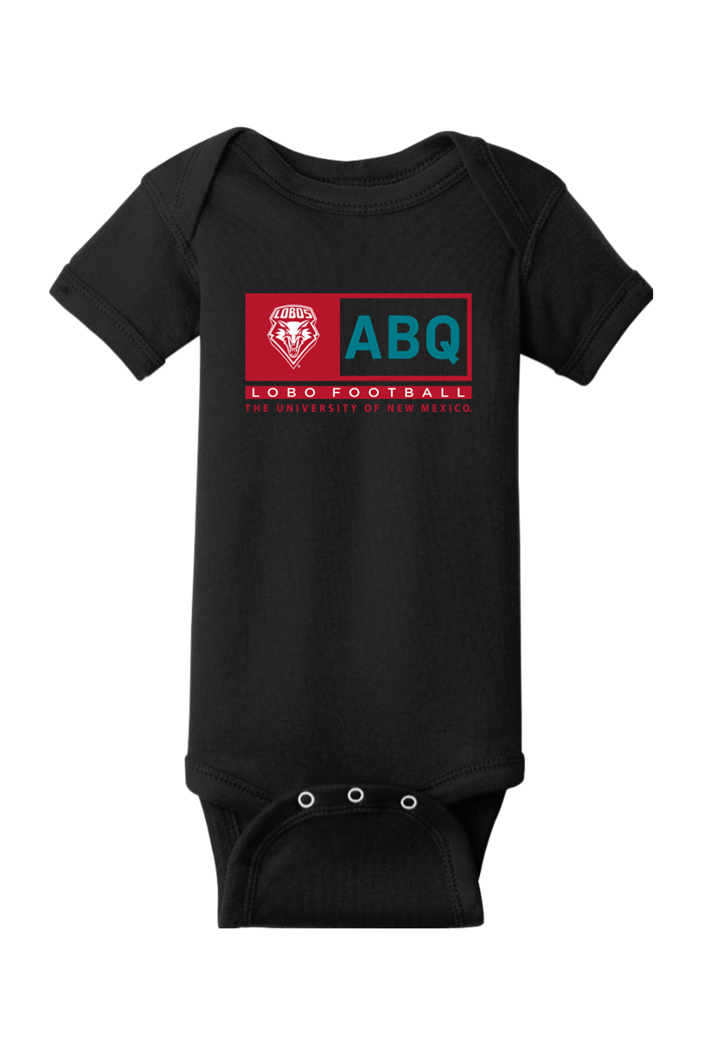 ABQ Heritage Football - Rabbit Skins Infant Short Sleeve Baby Rib Bodysuit