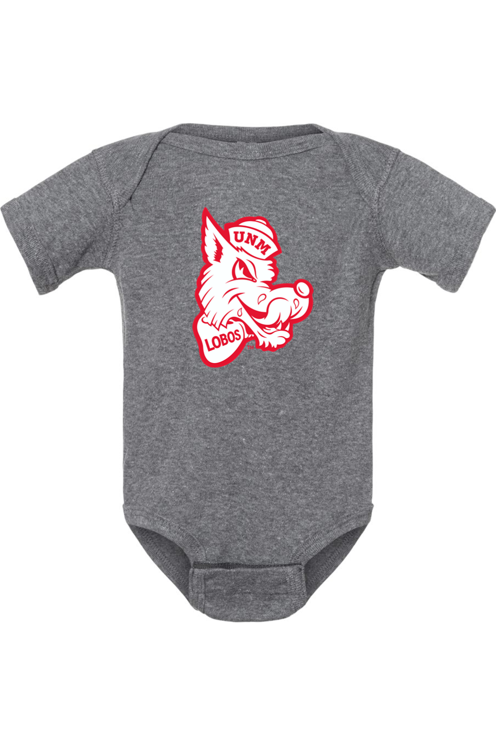 Retro Louie - Rabbit Skins Infant Short Sleeve Baby Rib Bodysuit