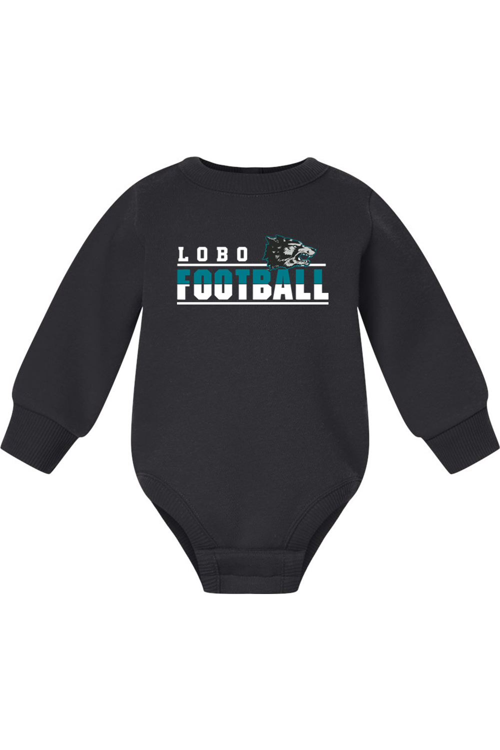 Lobo Football Classic - Rabbit Skins Infant Fleece Bodysuit