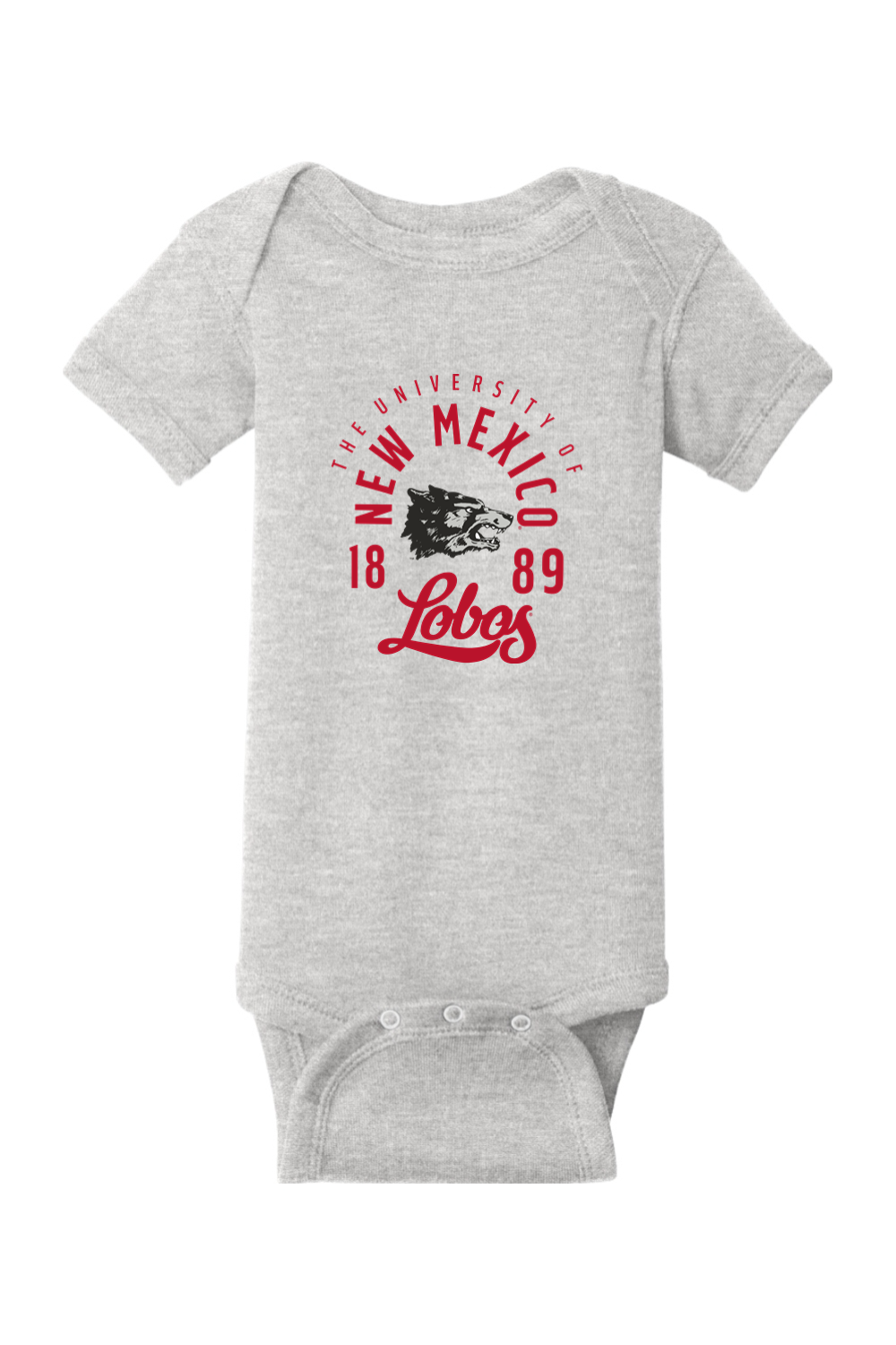 Lobos Legacy 1889 - Rabbit Skins Infant Short Sleeve Baby Rib Bodysuit