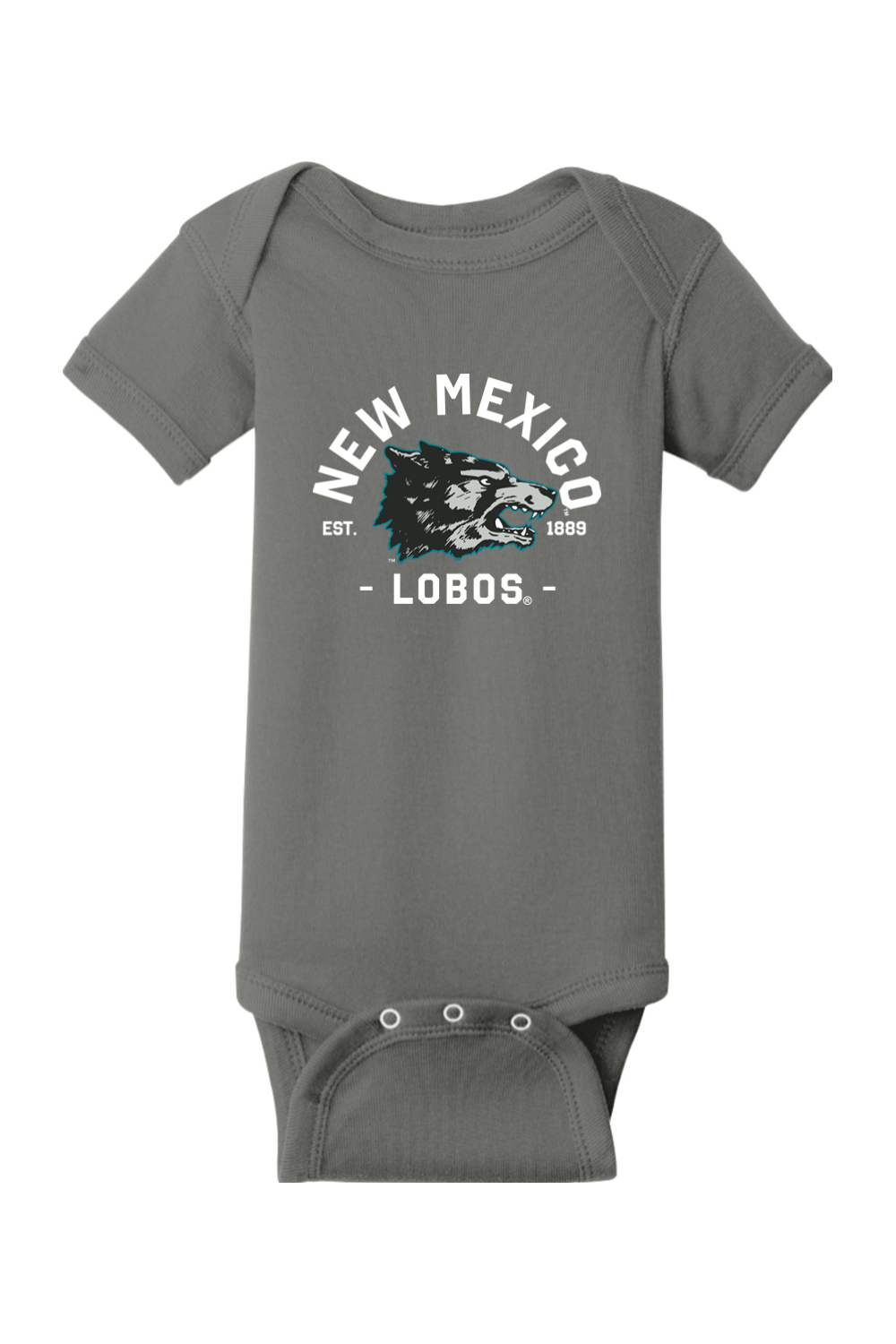 Lobos Vintage 1889 - Rabbit Skins Infant Short Sleeve Baby Rib Bodysuit