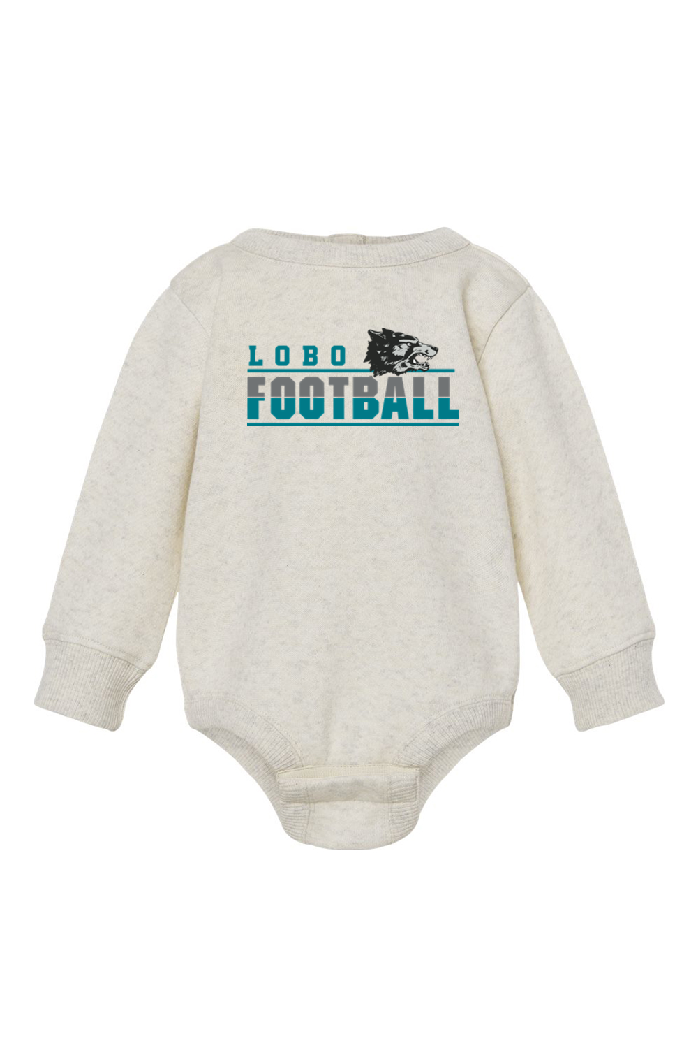 Lobo Football Classic - Rabbit Skins Infant Fleece Bodysuit