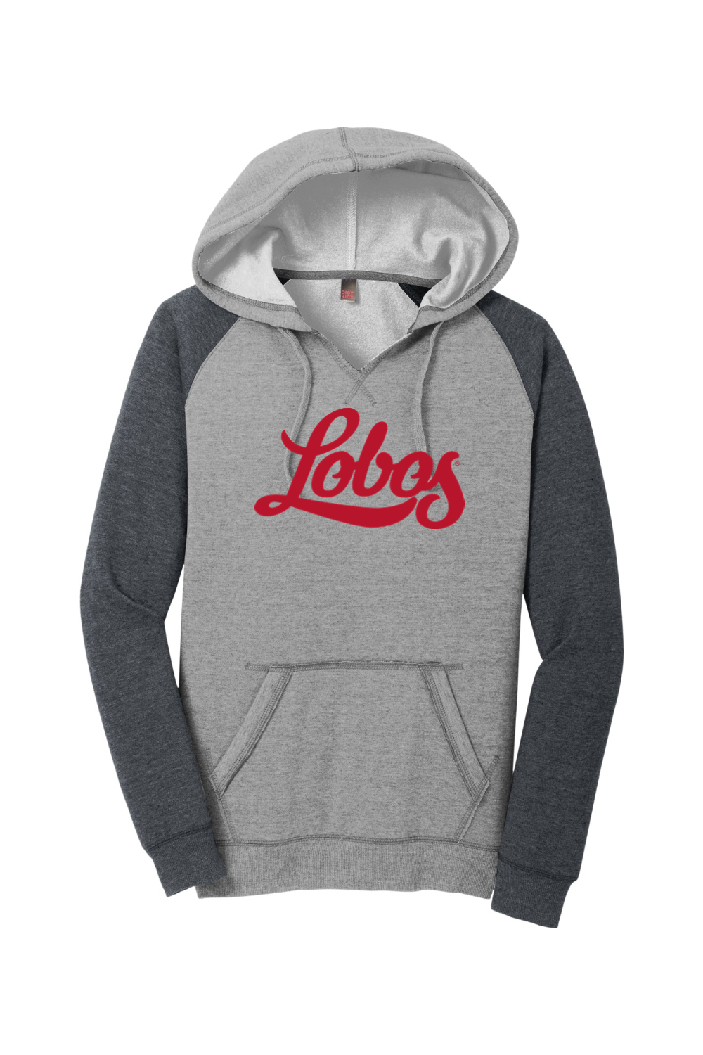 Lobos Script - District Women's Lightweight Fleece Raglan product image 4