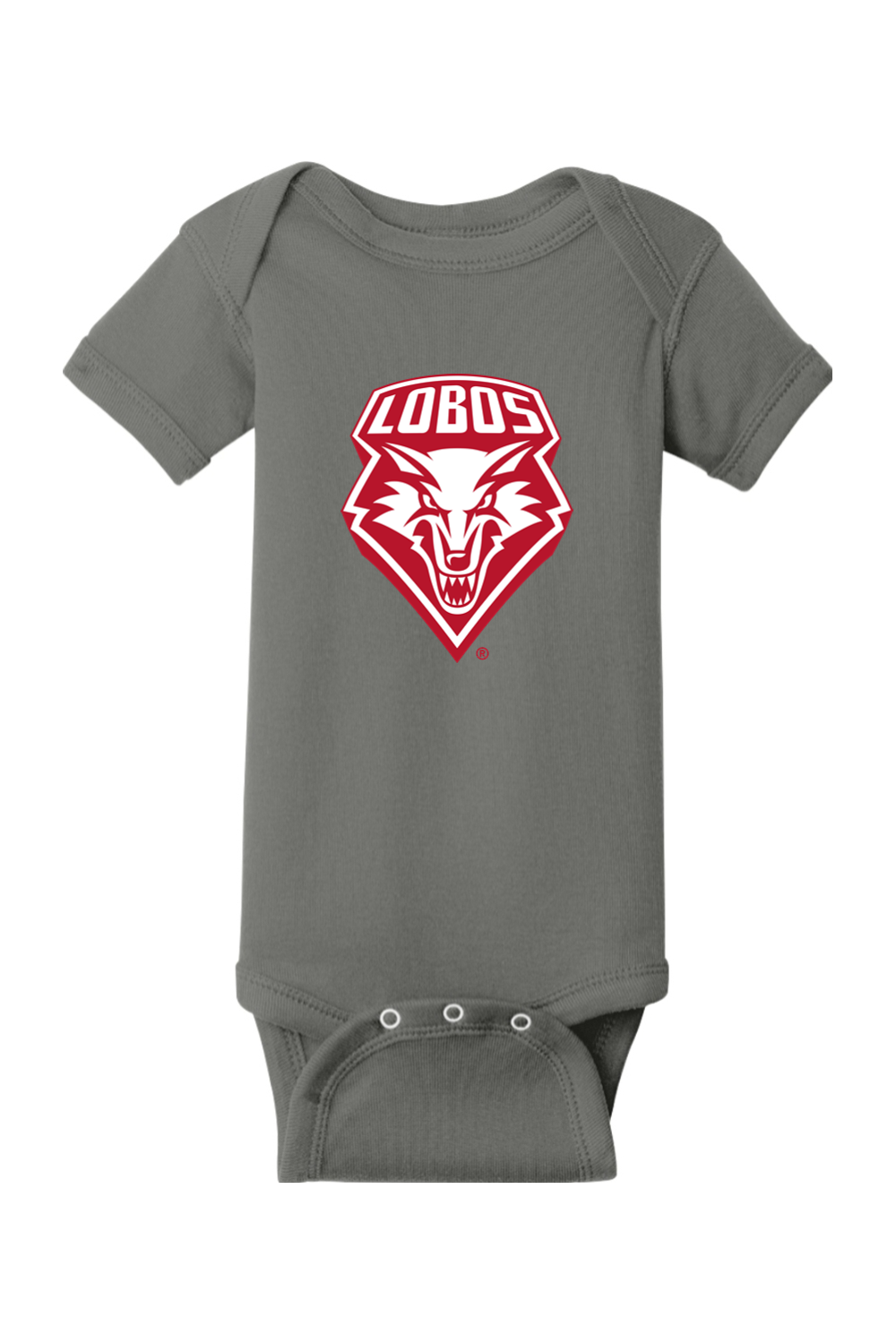 Lobo Shield - Rabbit Skins Infant Short Sleeve Baby Rib Bodysuit