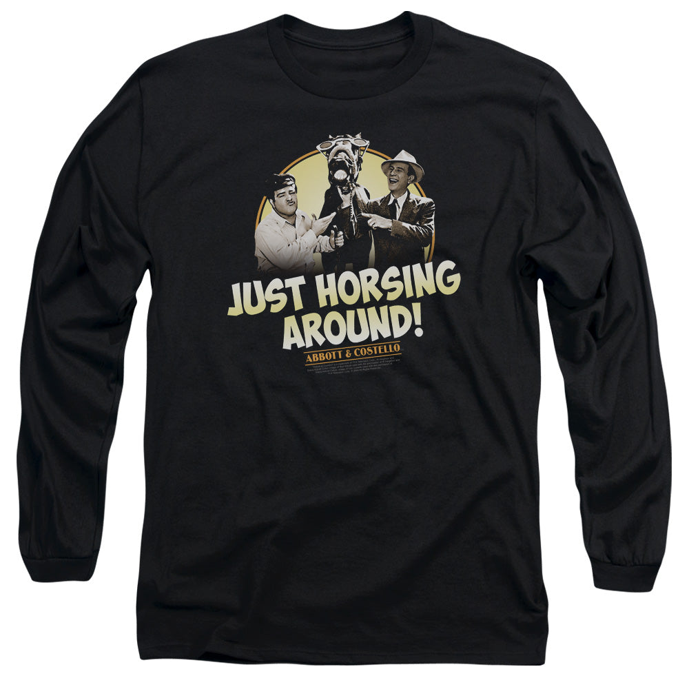 Abbott & Costello - Horsing Around Adult Long Sleeve product image 1