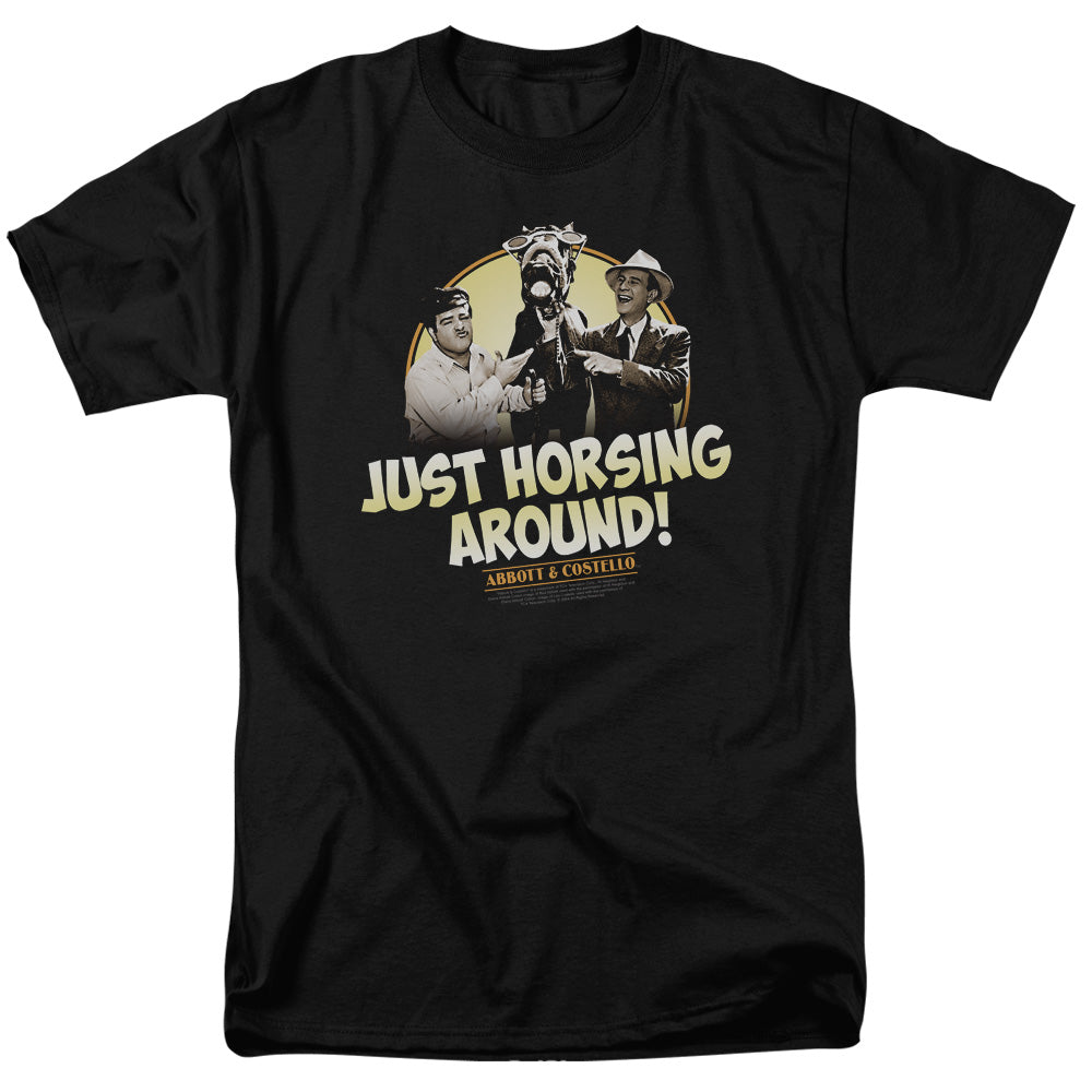 Abbott & Costello - Horsing Around Adult Regular Fit Short product image 1
