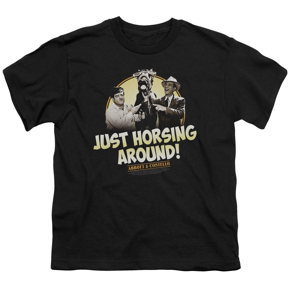 Abbott & Costello - Horsing Around Youth Short Sleeve product image 1