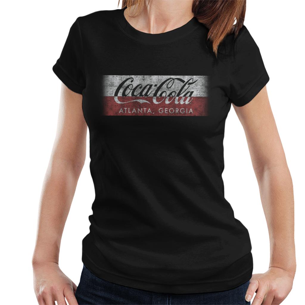 Coca Cola Georgia Stripe Women's T-Shirt product image 1