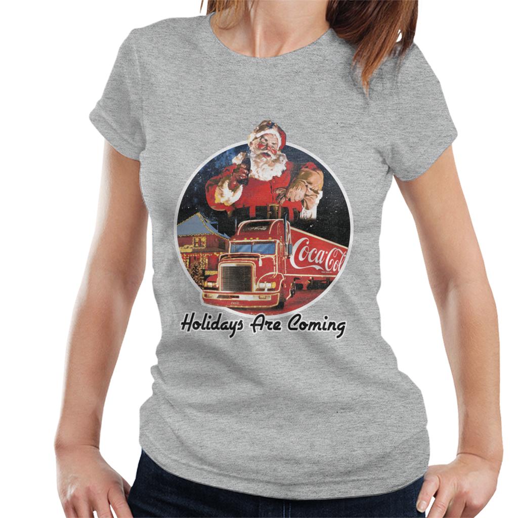 Coca Cola Holidays Are Coming Women's T-Shirt product image 1