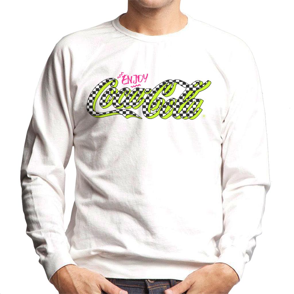 Coca Cola Retro Checkboard Logo Men's Sweatshirt product image 4
