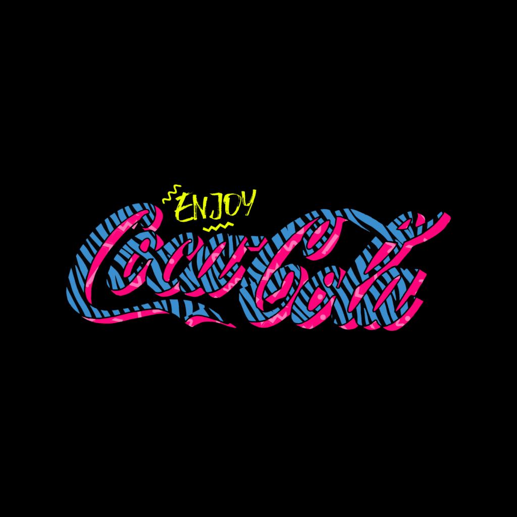 Coca Cola Retro Zebra Logo Men's Hooded Sweatshirt product image 2