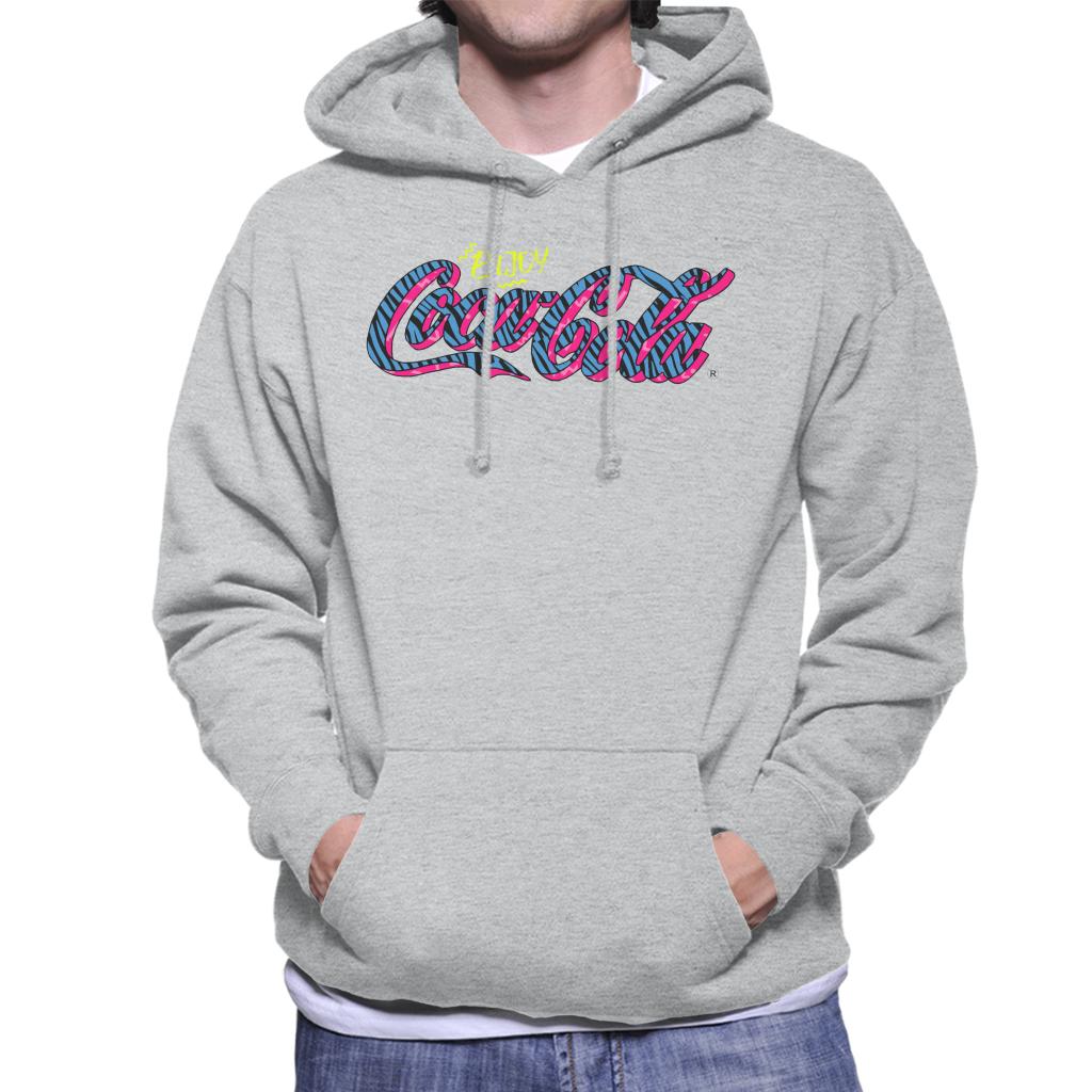 Coca Cola Retro Zebra Logo Men's Hooded Sweatshirt product image 4
