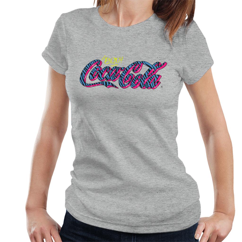 Coca Cola Retro Zebra Logo Women's T-Shirt product image 4