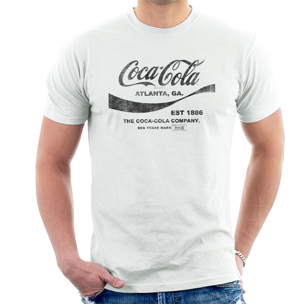 Coca Cola Drink 1886 Black Text Men's T-Shirt product image 1