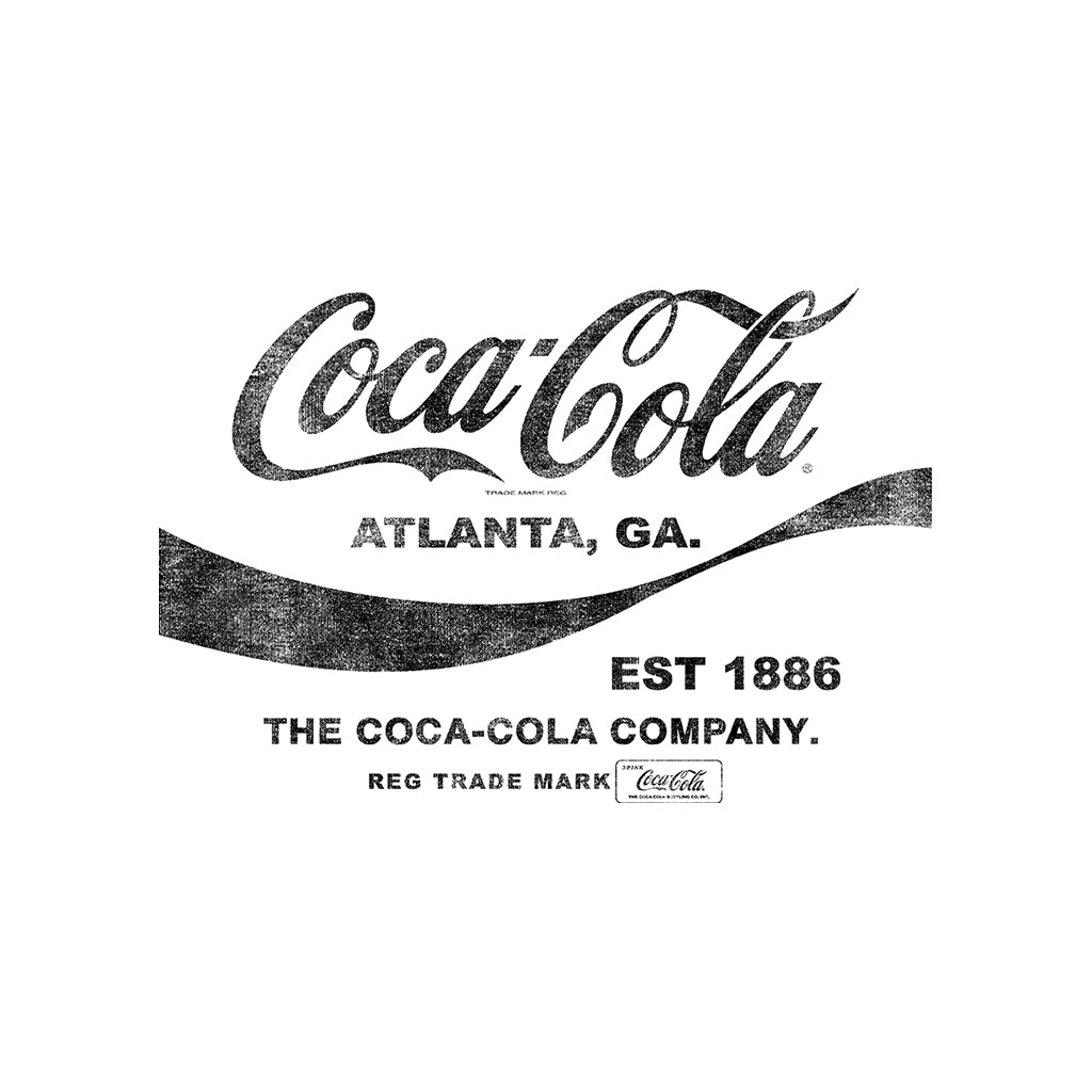 Coca Cola Drink 1886 Black Text Men's T-Shirt product image 2