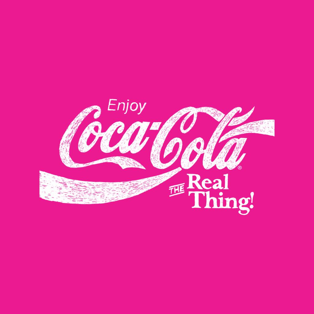 Coca Cola The Real Thing White Text Women's T-Shirt product image 7