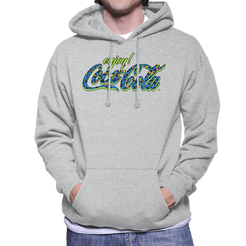 Coca Cola Spotted Logo Men's Hooded Sweatshirt product image 1