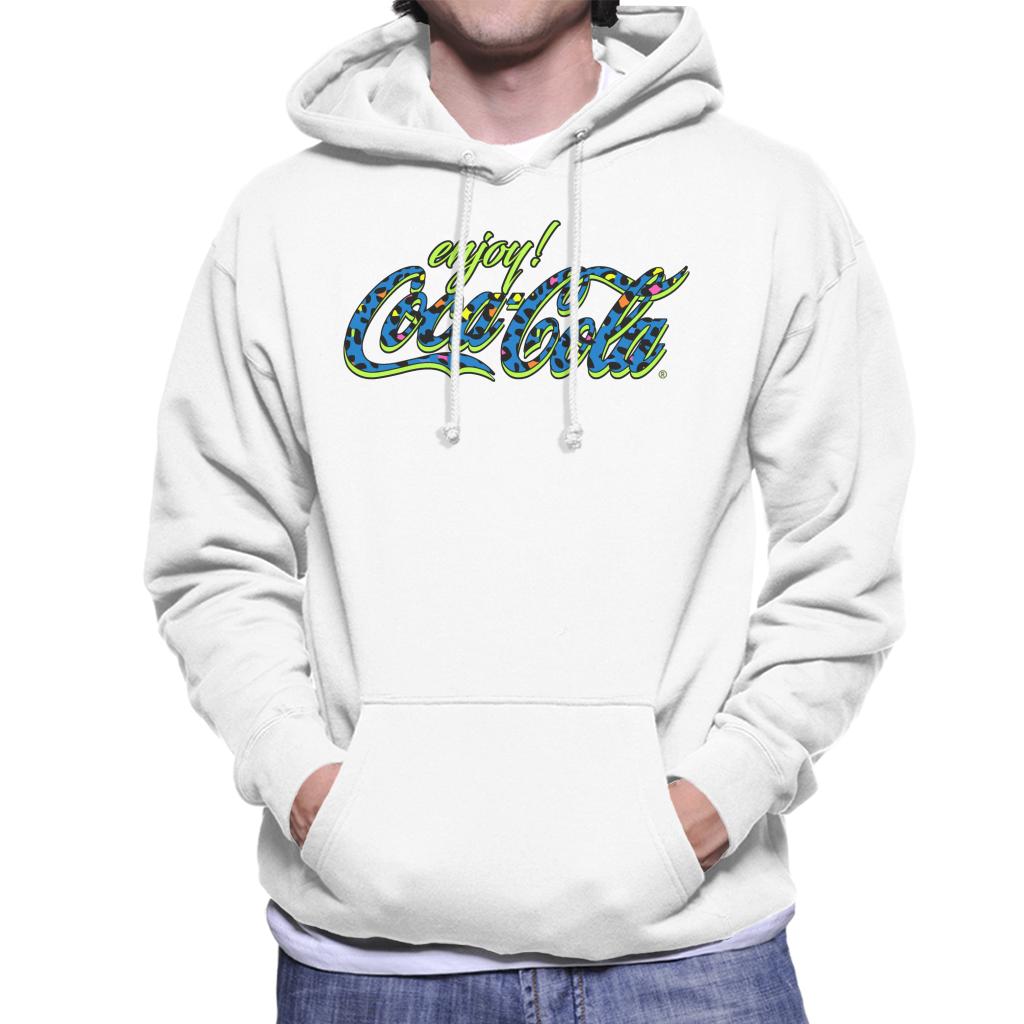 Coca Cola Spotted Logo Men's Hooded Sweatshirt product image 4