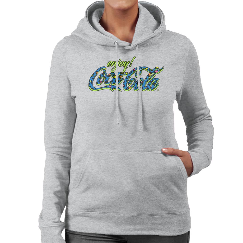 Coca Cola Spotted Logo Women's Hooded Sweatshirt product image 1