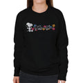 Peanuts Snoopy Sitting Kanji Colourful Flowers Women's product image 1