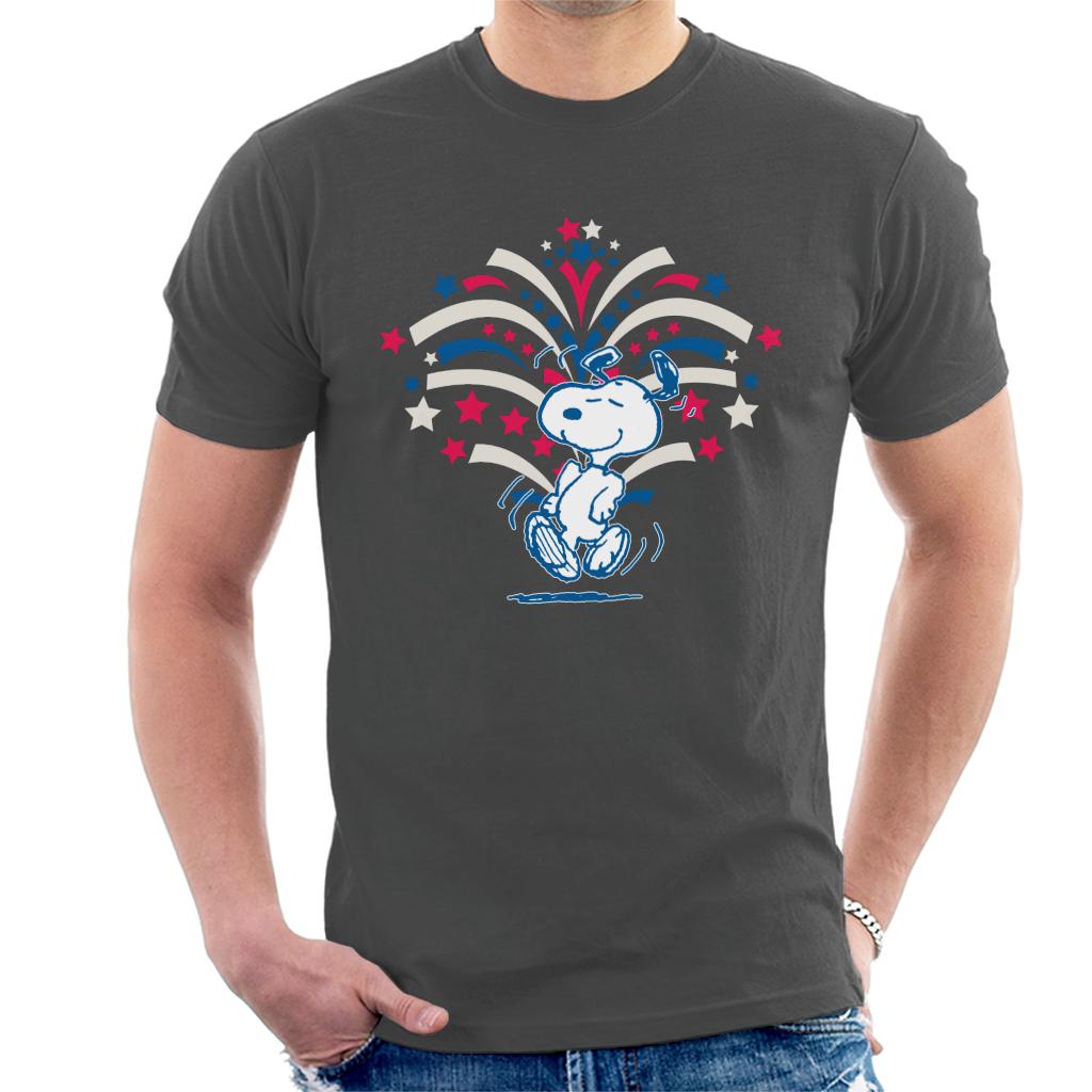 Peanuts Snoopy American Celebrations Men's T-Shirt product image 4