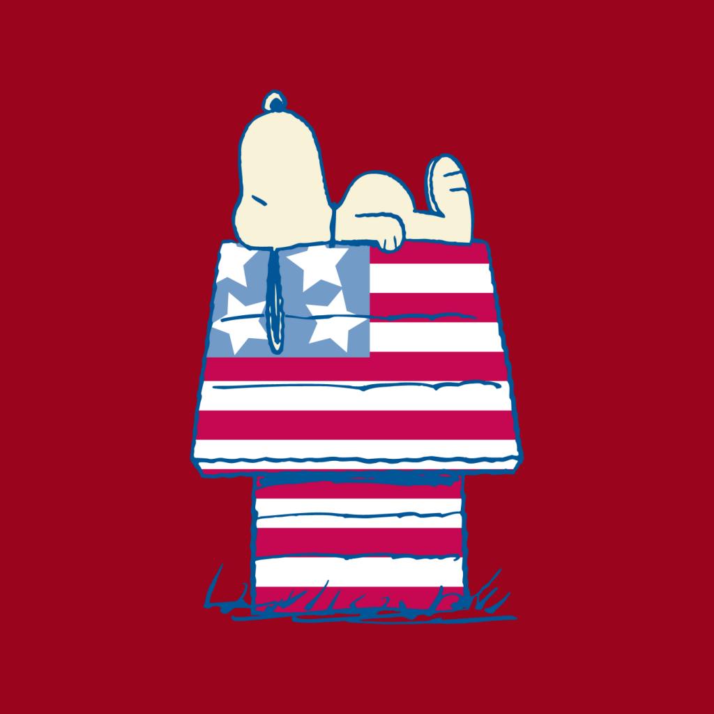 Peanuts Snoopy Patriotic Kennel Men's Hooded Sweatshirt product image 7