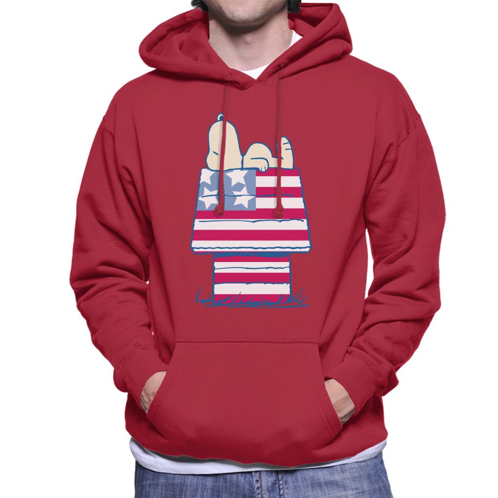 Peanuts Snoopy Patriotic Kennel Men's Hooded Sweatshirt product image 6