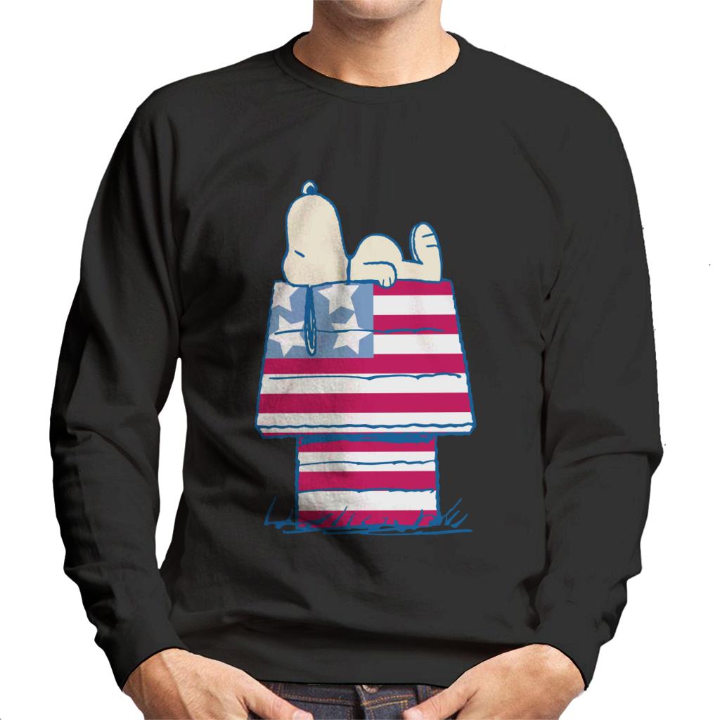 Peanuts Snoopy Patriotic Kennel Men's Sweatshirt product image 1
