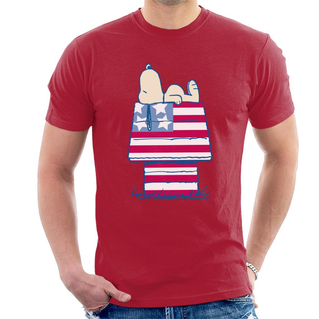 Peanuts Snoopy Patriotic Kennel Men's T-Shirt product image 6