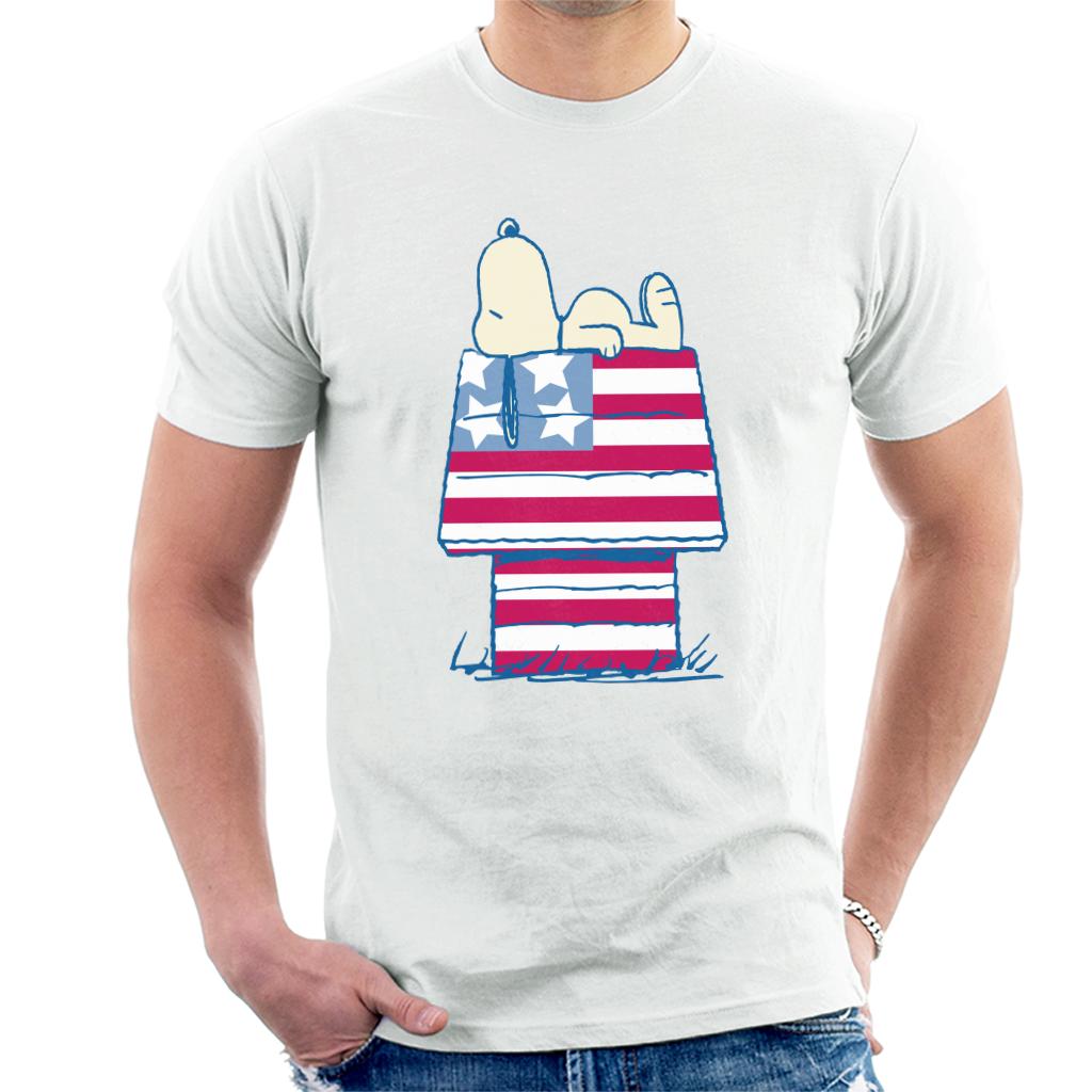 Peanuts Snoopy Patriotic Kennel Men's T-Shirt product image 4