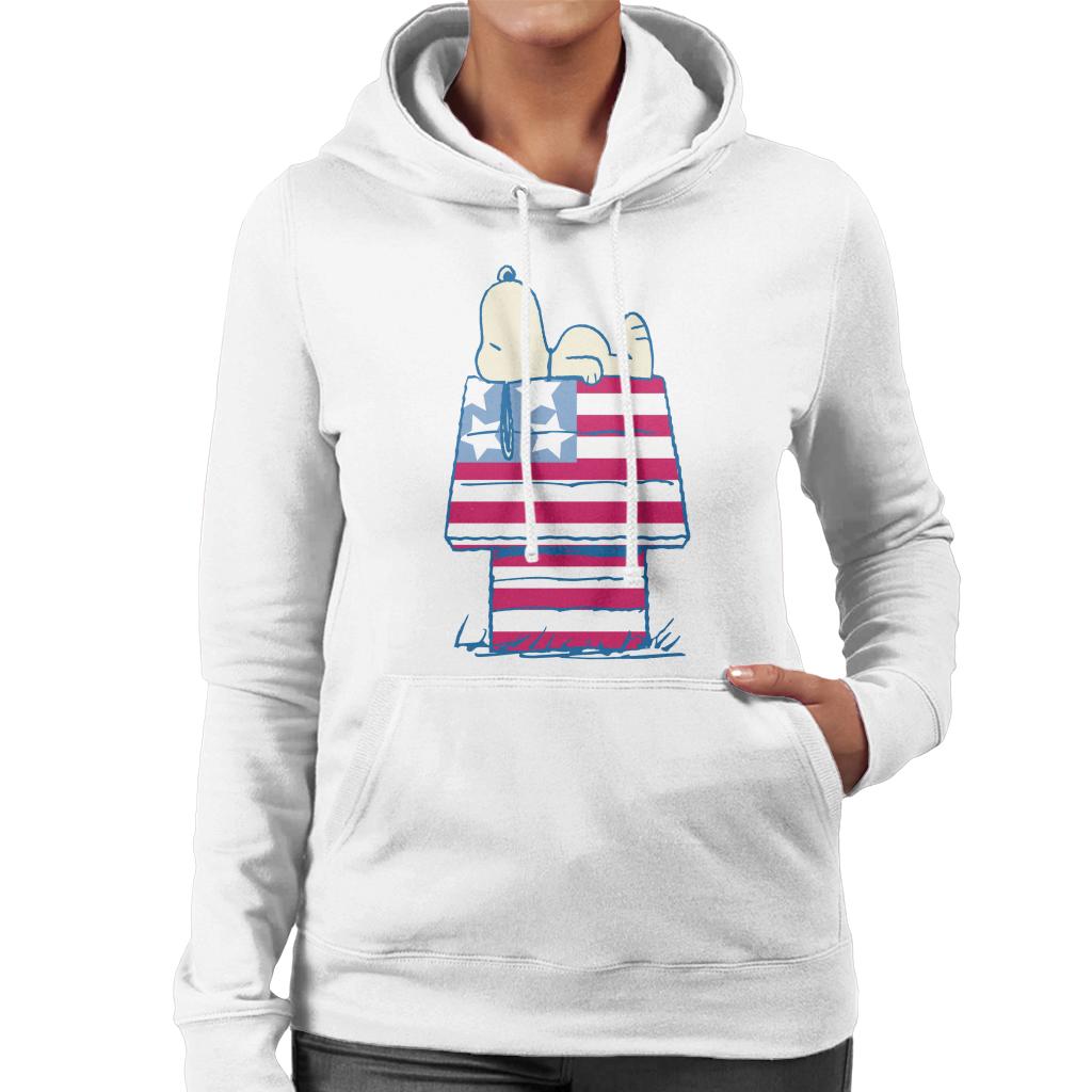 Peanuts Snoopy Patriotic Kennel Women's Hooded Sweatshirt product image 4