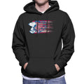 Peanuts Snoopy Patriotic Heart Flag Men's Hooded Sweatshirt product image 1
