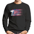 Peanuts Snoopy Patriotic Heart Flag Men's Sweatshirt product image 1