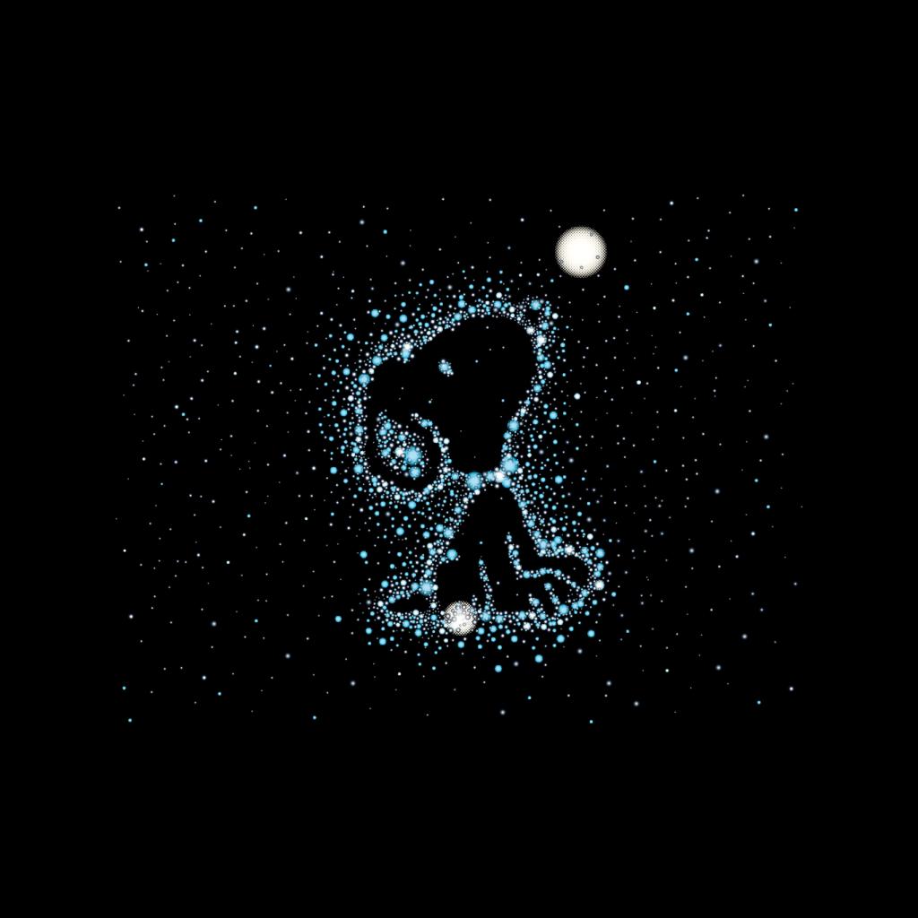 Peanuts Snoopy Astronomical Outline Women's T-Shirt product image 2