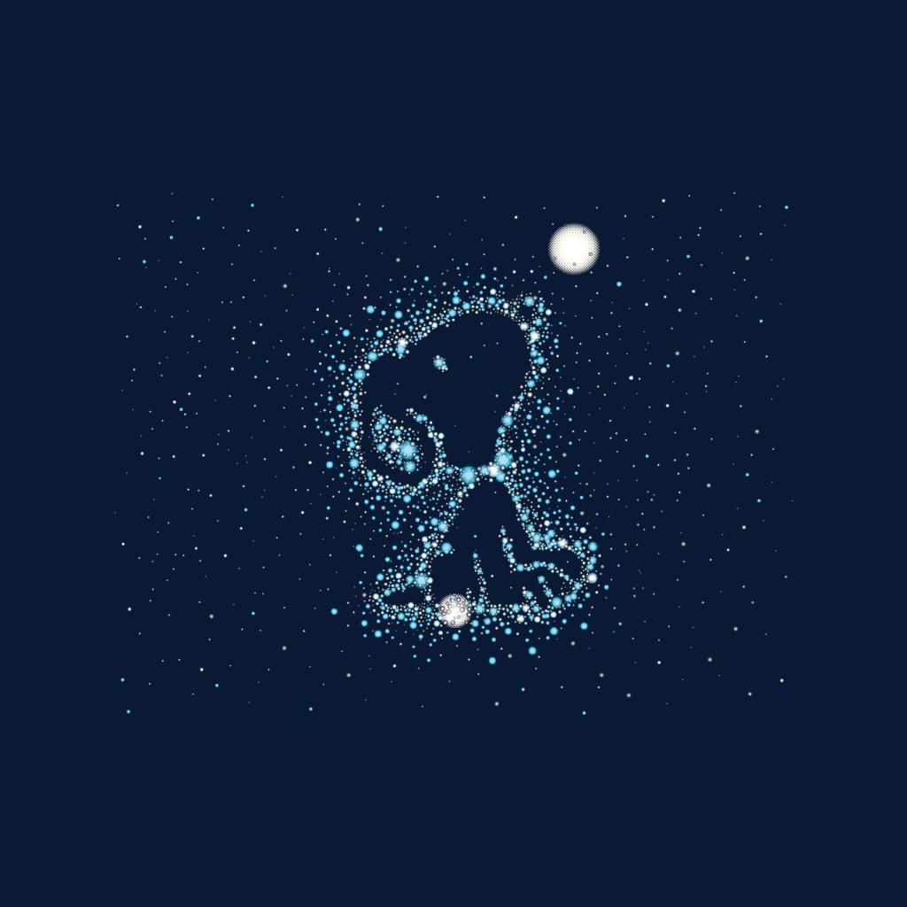 Peanuts Snoopy Astronomical Outline Men's T-Shirt product image 7