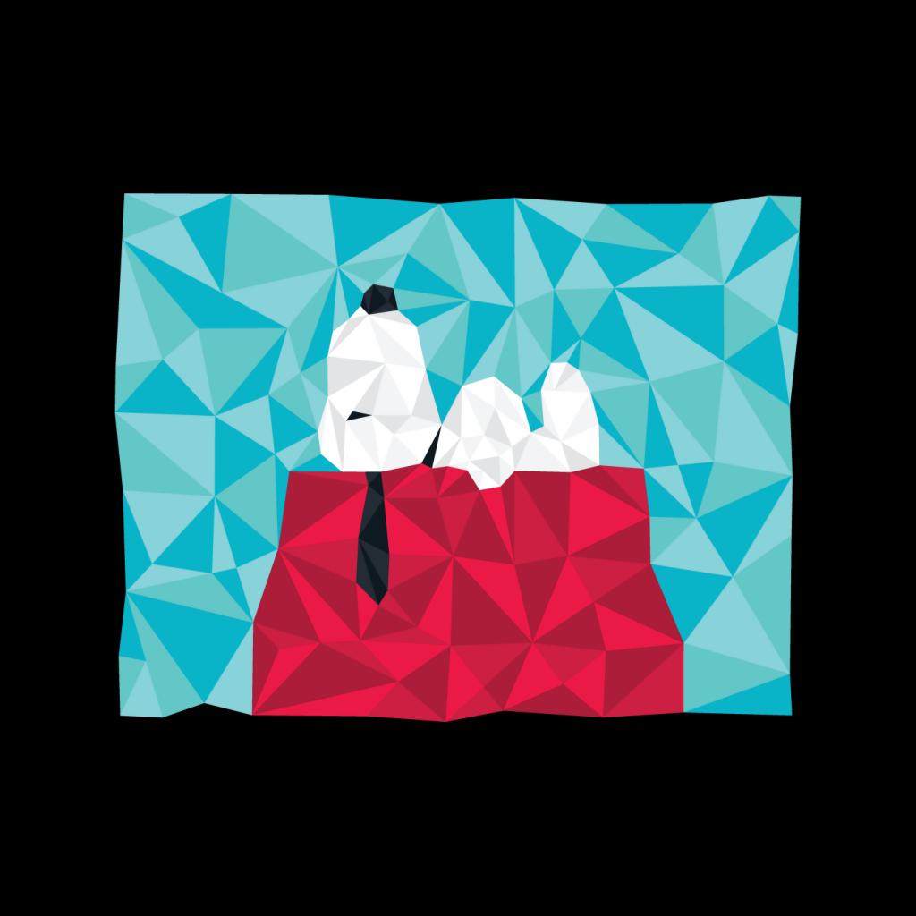 Peanuts Snoopy Geometric Kennel Men's Hooded Sweatshirt product image 2
