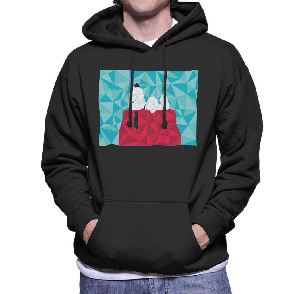 Peanuts Snoopy Geometric Kennel Men's Hooded Sweatshirt product image 1
