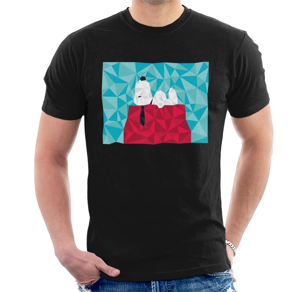 Peanuts Snoopy Geometric Kennel Men's T-Shirt product image 1