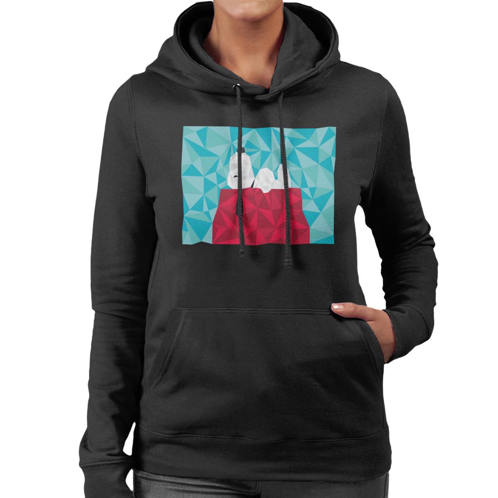Peanuts Snoopy Geometric Kennel Women's Hooded Sweatshirt product image 1