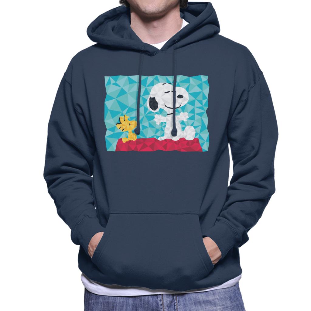 Peanuts Snoopy Woodstock Sitting On Kennel Geometric Men's product image 6