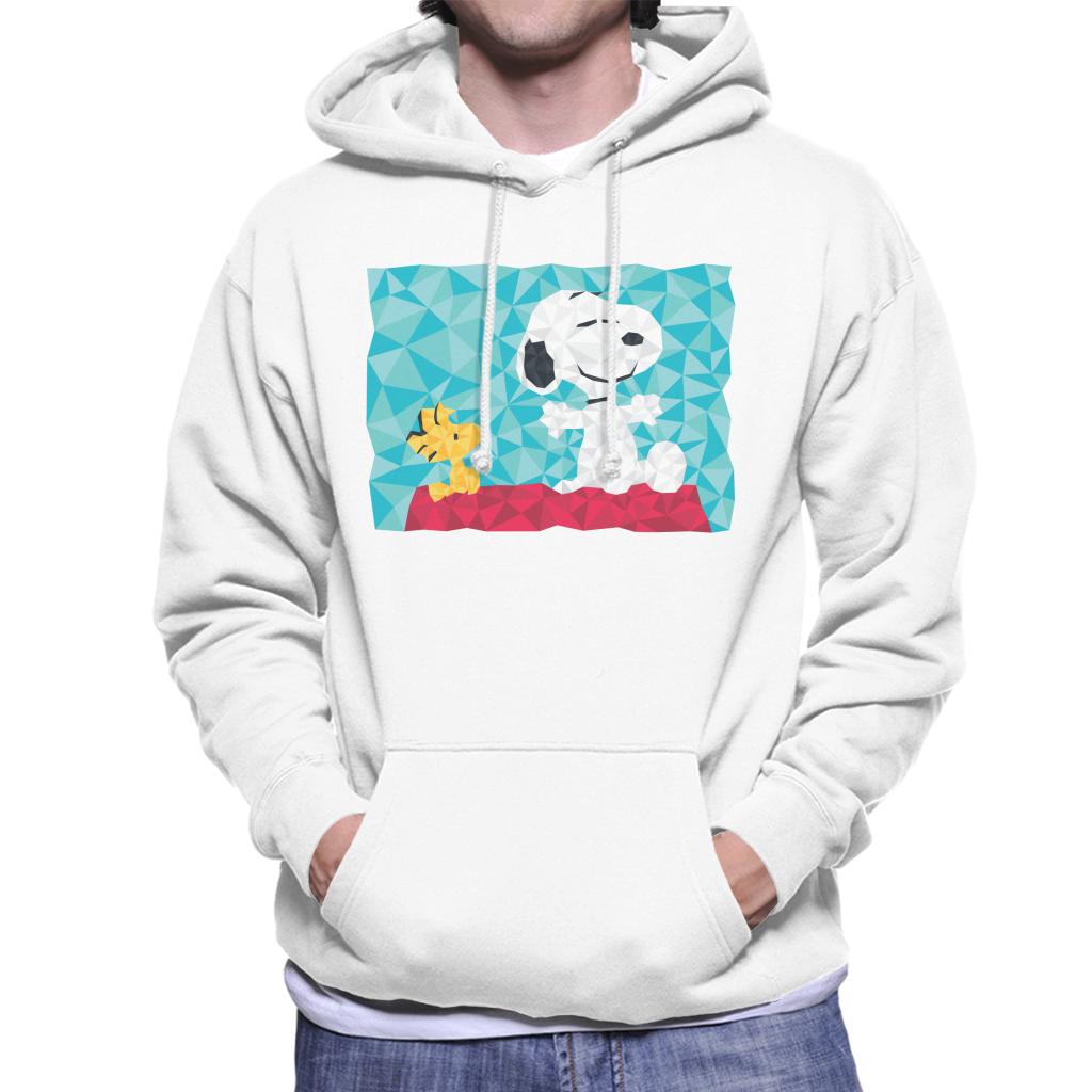 Peanuts Snoopy Woodstock Sitting On Kennel Geometric Men's product image 4