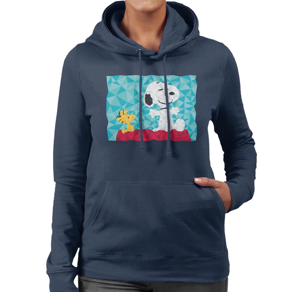 Peanuts Snoopy Woodstock Sitting On Kennel Geometric product image 6